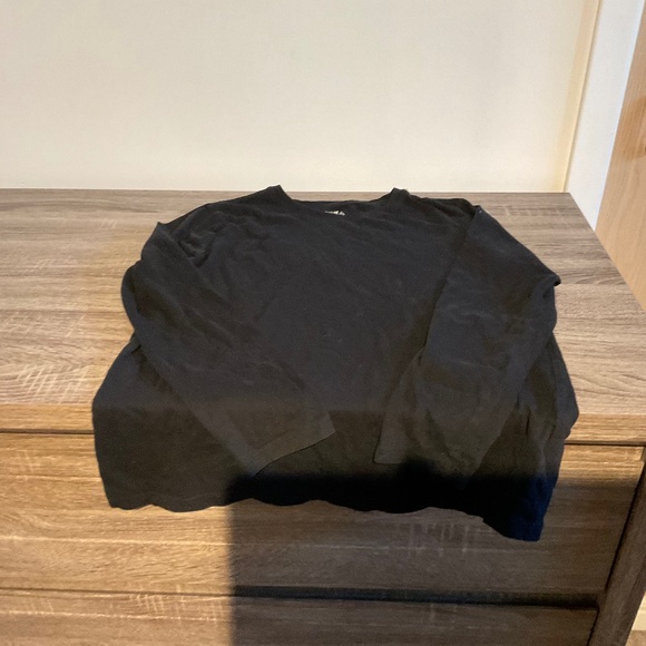 H&M black long sleeve jersey - Picture 1 of 1